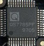 Чип QS7785 аналогового кодера 5.1